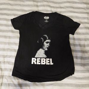 Princess Leia (Carrie Fisher) Rebel Women’s Top